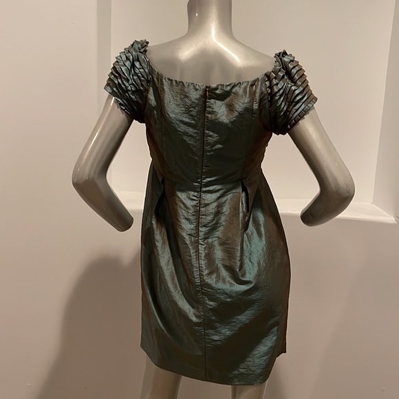 Twelve Couture  Rive  Gauche Mini  Dress  2007  Green  Size S - Picture 10 of 13
